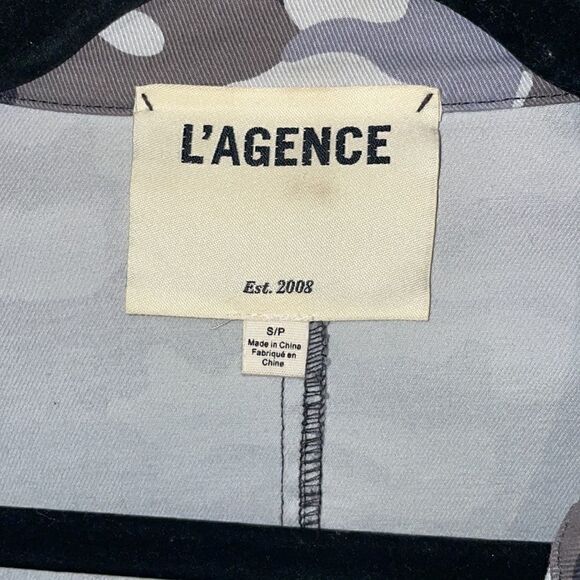 L’agence Cromwell Button Front Camo Print Military Style Jacket Size S - Picture 4 of 10